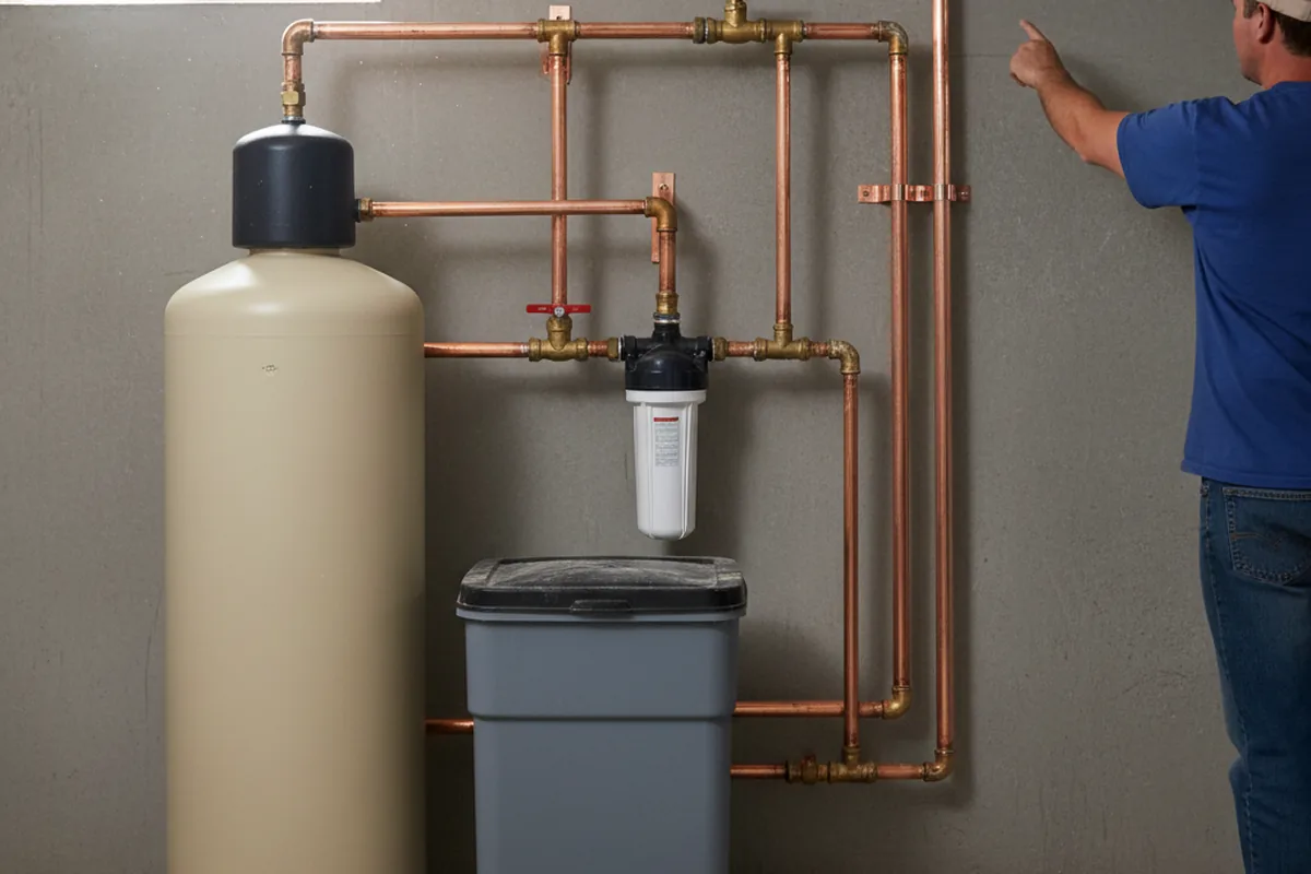 Whole-house water treatment system installed in Pella
